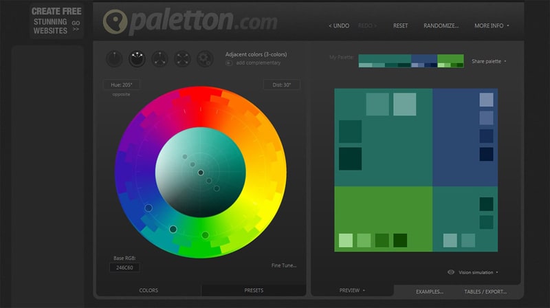 Paletton Workspace