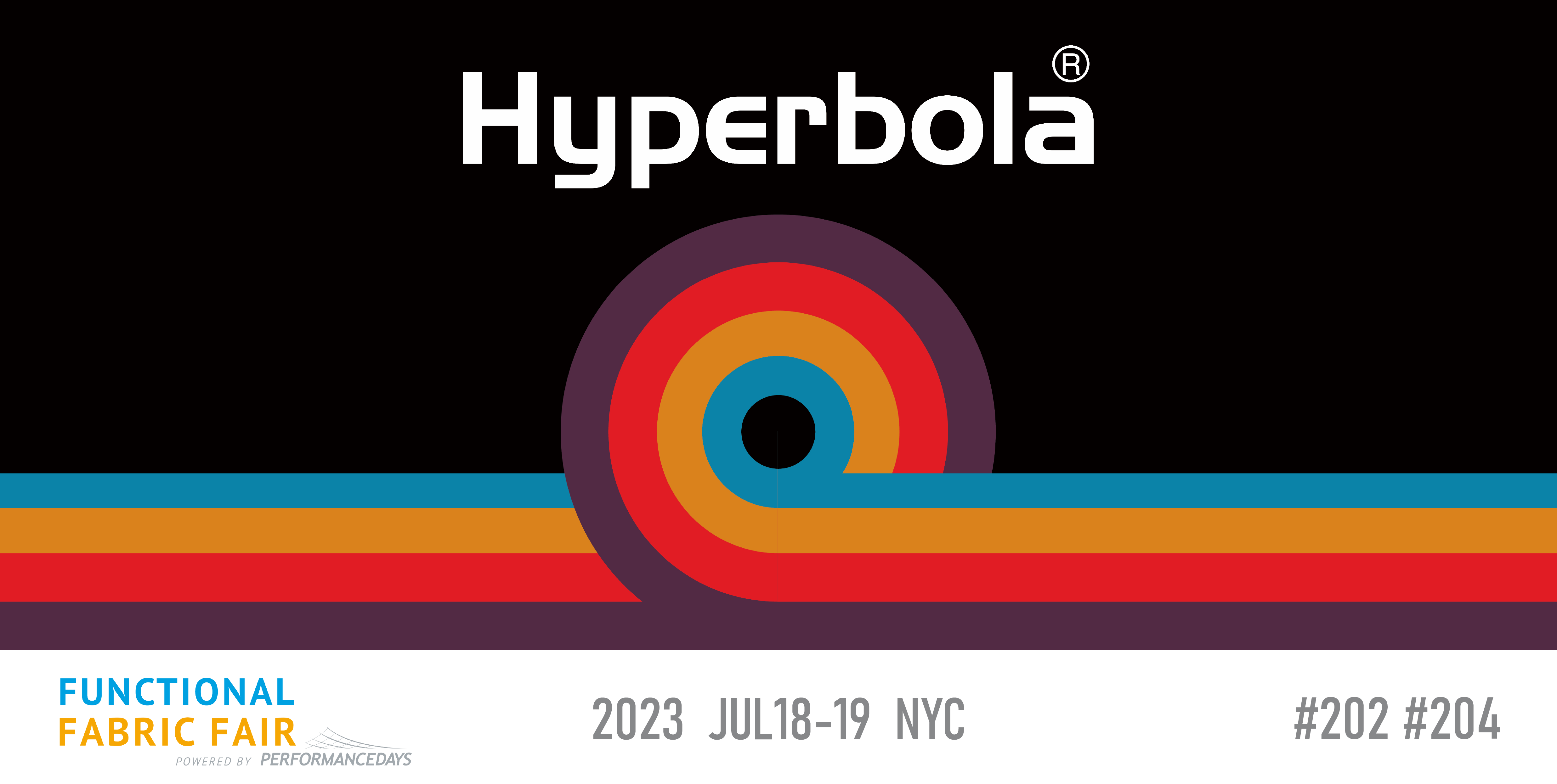 Hyperbola: Redefining Fabrics for the Future at Functional Fabric Fair NYC 2023 Jul 18-19™
