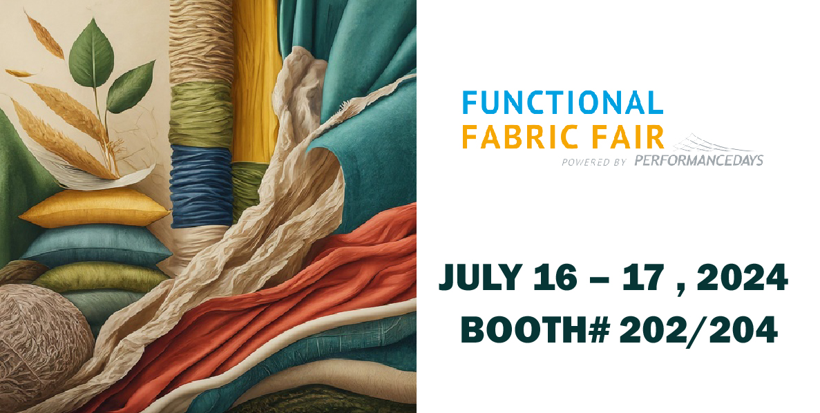 Hyperbola at Functional Fabric Fair New York 2024: Beyond Bottles – The Future of Polyester | July 16-17™